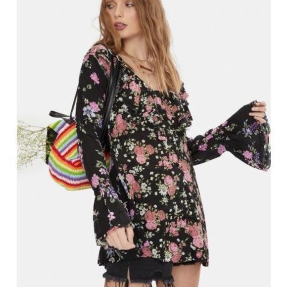Free People Loretta Tunic Dark Combo - Picture 1 of 10